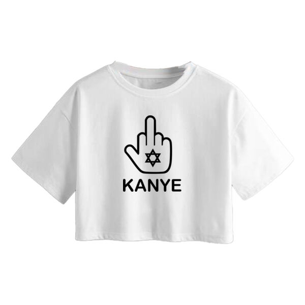 F*CK KANYE  - Crop Top Unisex Miniatura