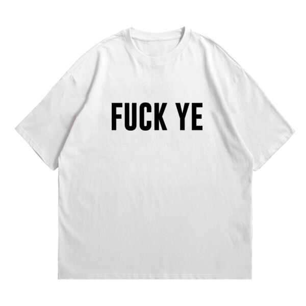 F*CK YE - Playera Oversize Algodón Peinado Miniatura