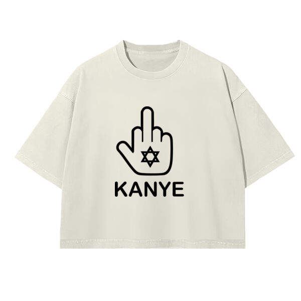  F*CK KANYE - Boxy Fit Miniatura